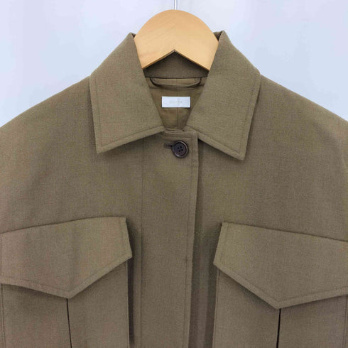 ブラームス BLURHMS Wool Surge Belted Bush Jacket ウールサージ ベルテッド ブッシュジャケット レディース JPN:0